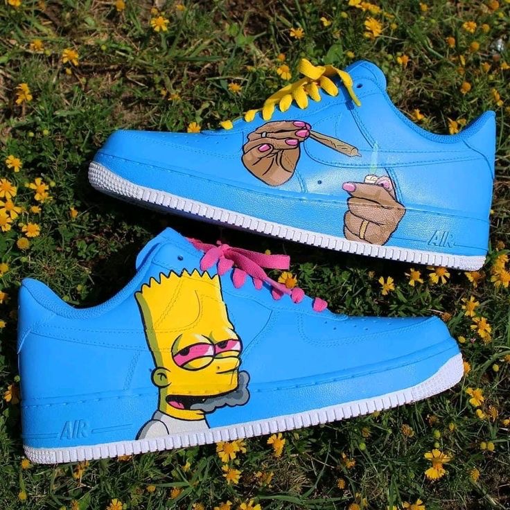 SIMPSON SMOKE AF1 - CARTOON CUSTOM