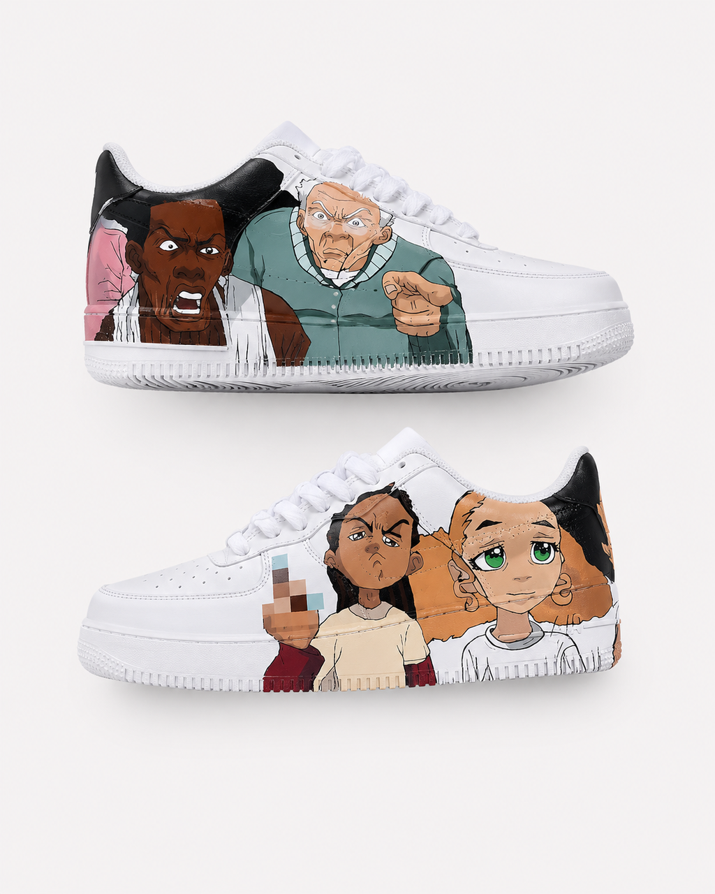 THE BOONDOCKS CUSTOM AF1 ANIME-INSPIRED ART DESIGN