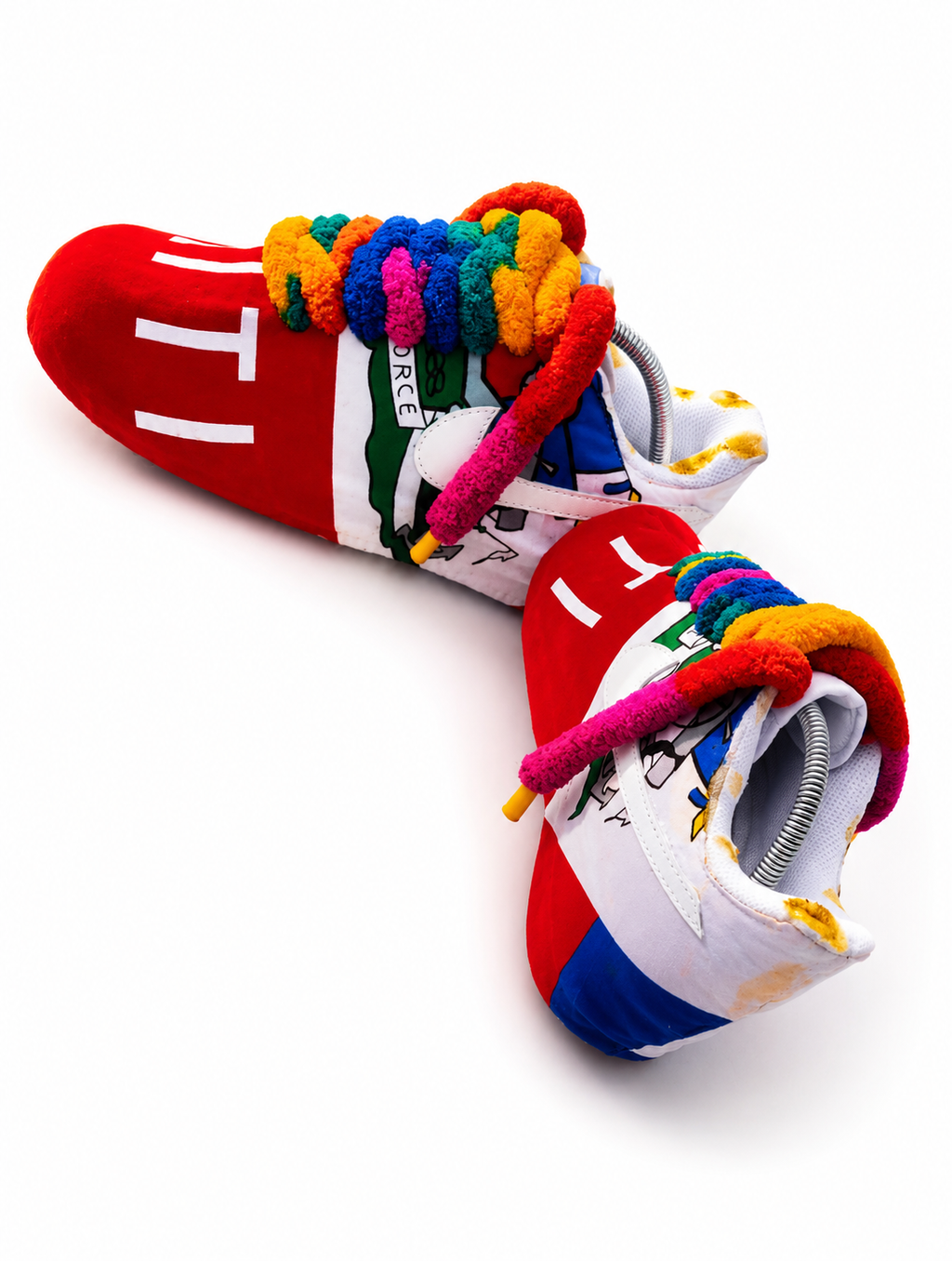 CUSTOM AF1 HAITIAN FLAG WITH FLORALS DETAILS - WC EDITION