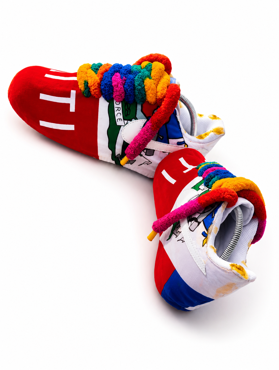 CUSTOM AF1 HAITIAN FLAG WITH FLORALS DETAILS - WC EDITION