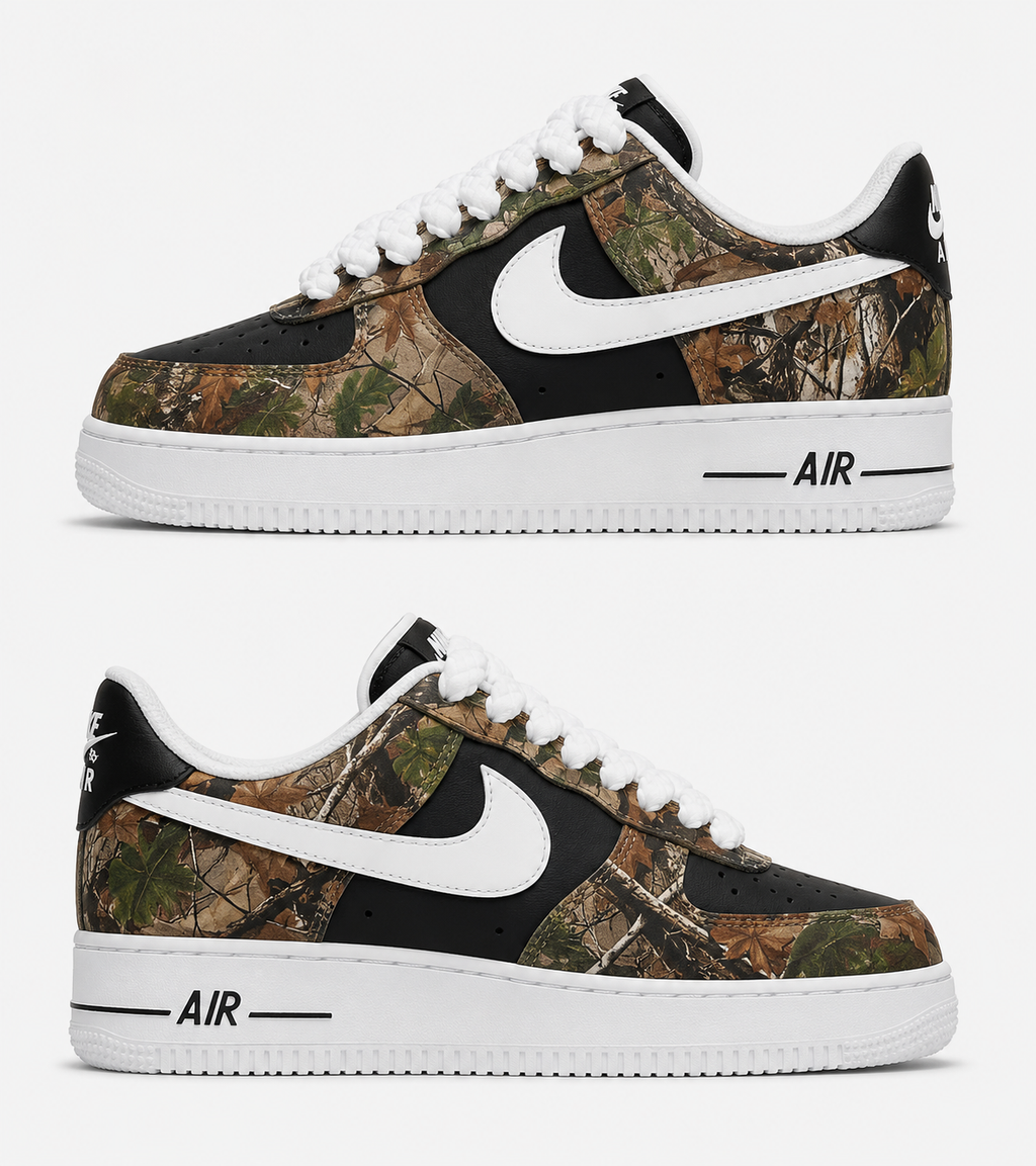 CAMOUFLAGE AIR FORCE 1 SNEAKERS