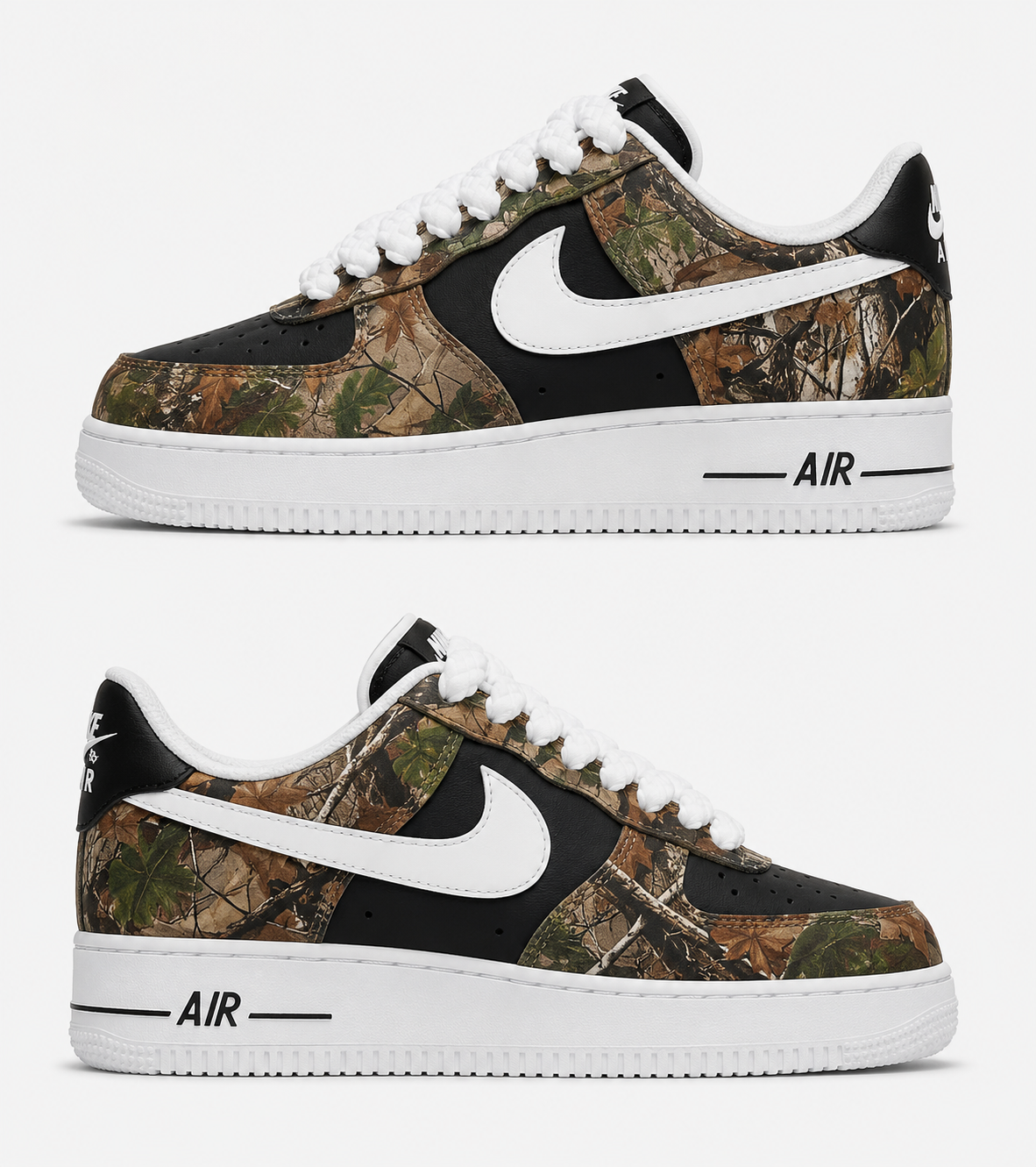 CAMOUFLAGE AIR FORCE 1 SNEAKERS