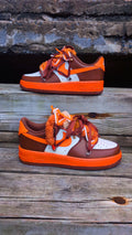 CUSTOM AF1 CARAMEL MANDARINE – ONE-OF-A-KIND PIECE – HANDMADE