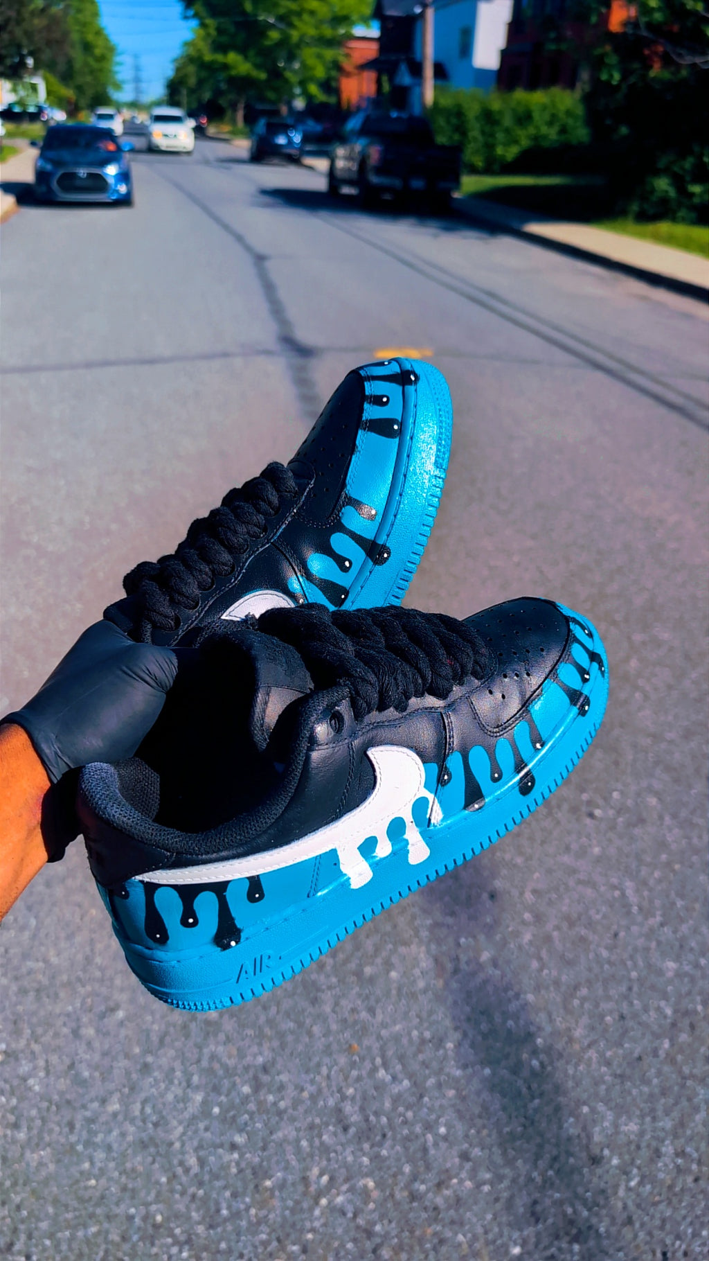 BLUE ICE DRIP CUSTOM AF1