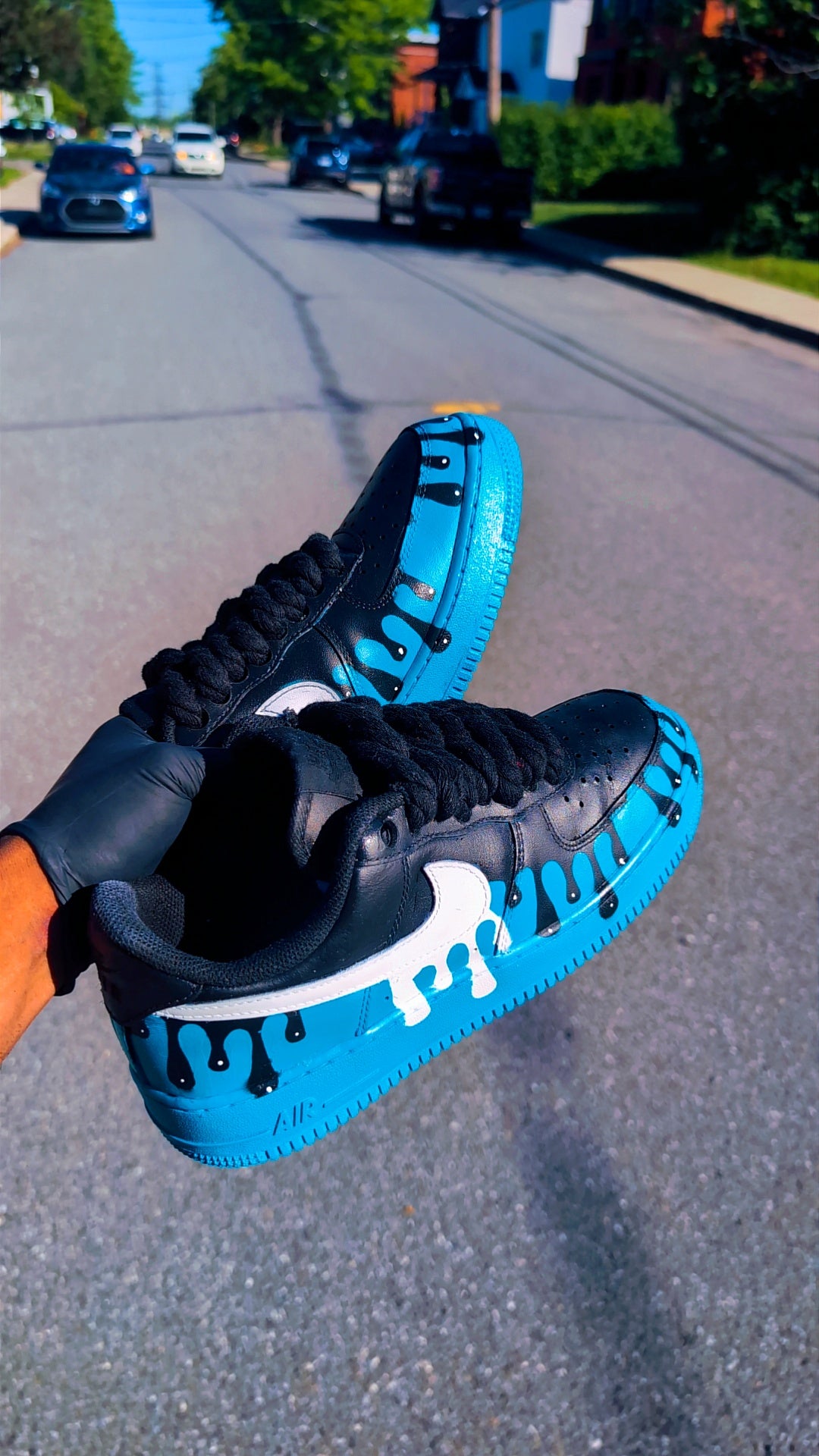 BLUE ICE DRIP CUSTOM AF1