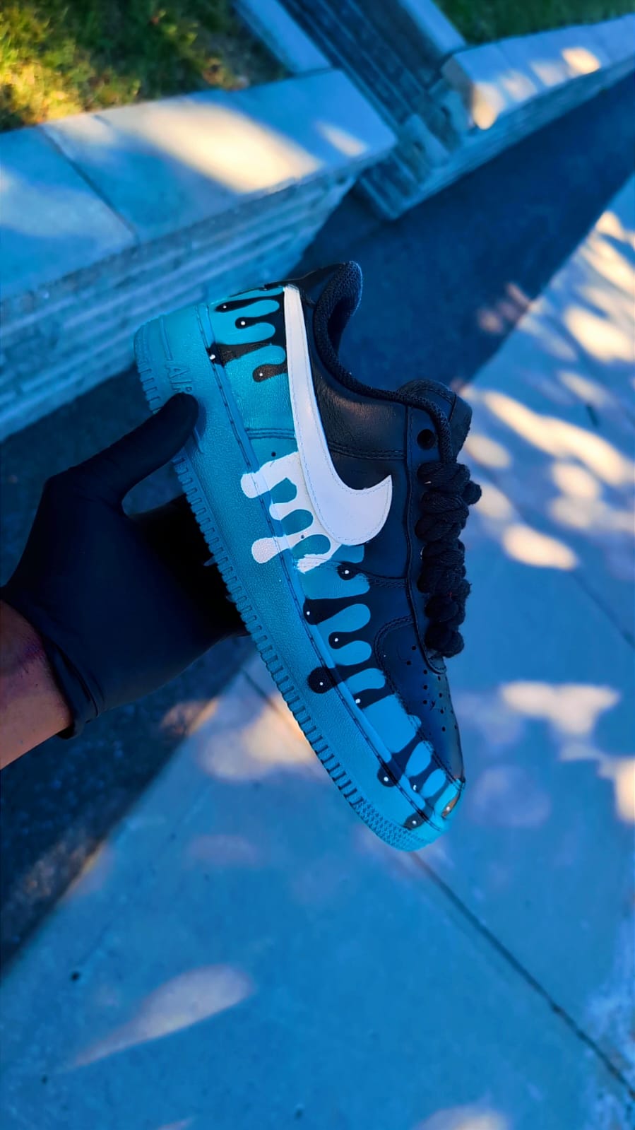 BLUE ICE DRIP CUSTOM AF1