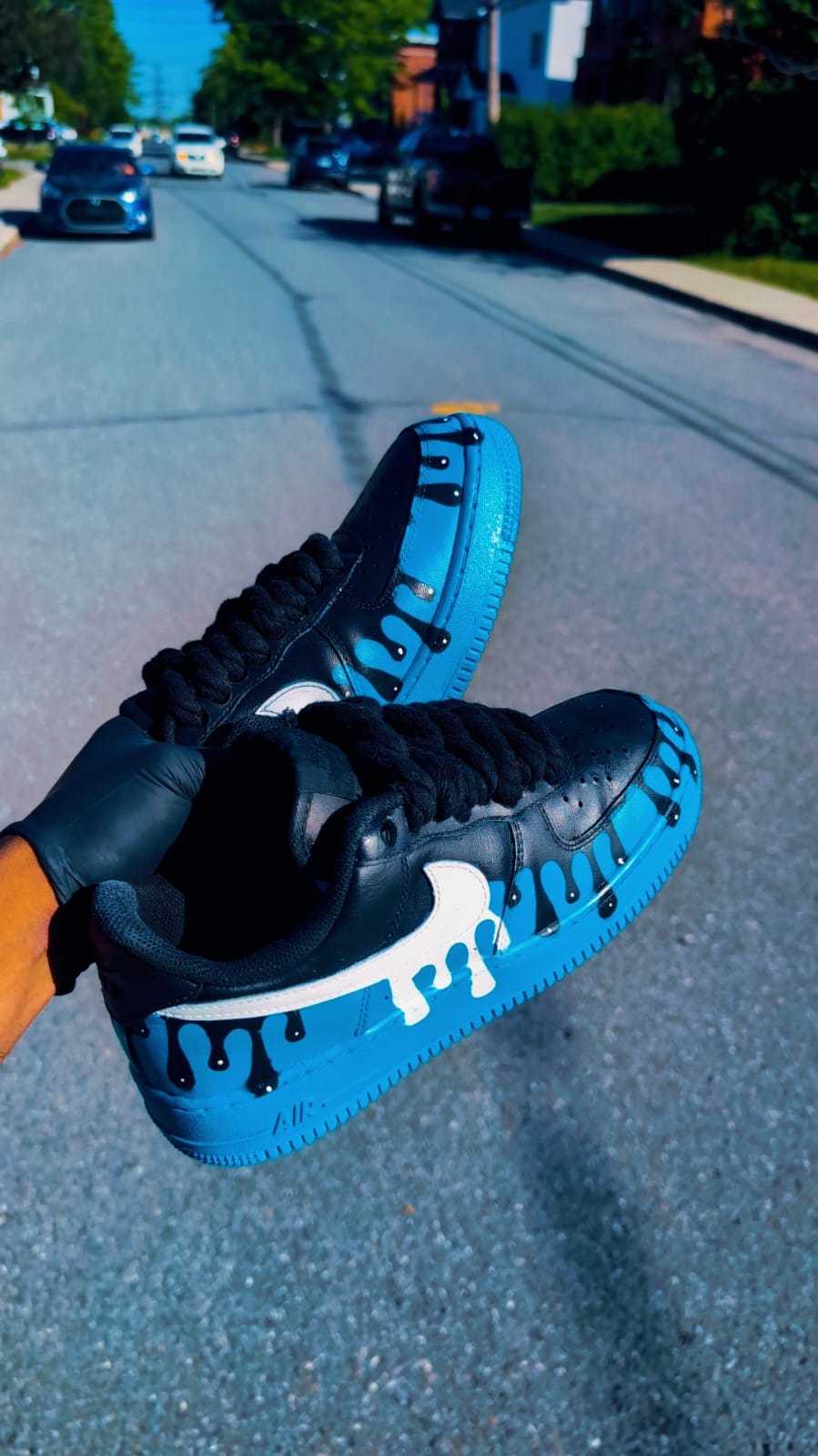 BLUE ICE DRIP CUSTOM AF1